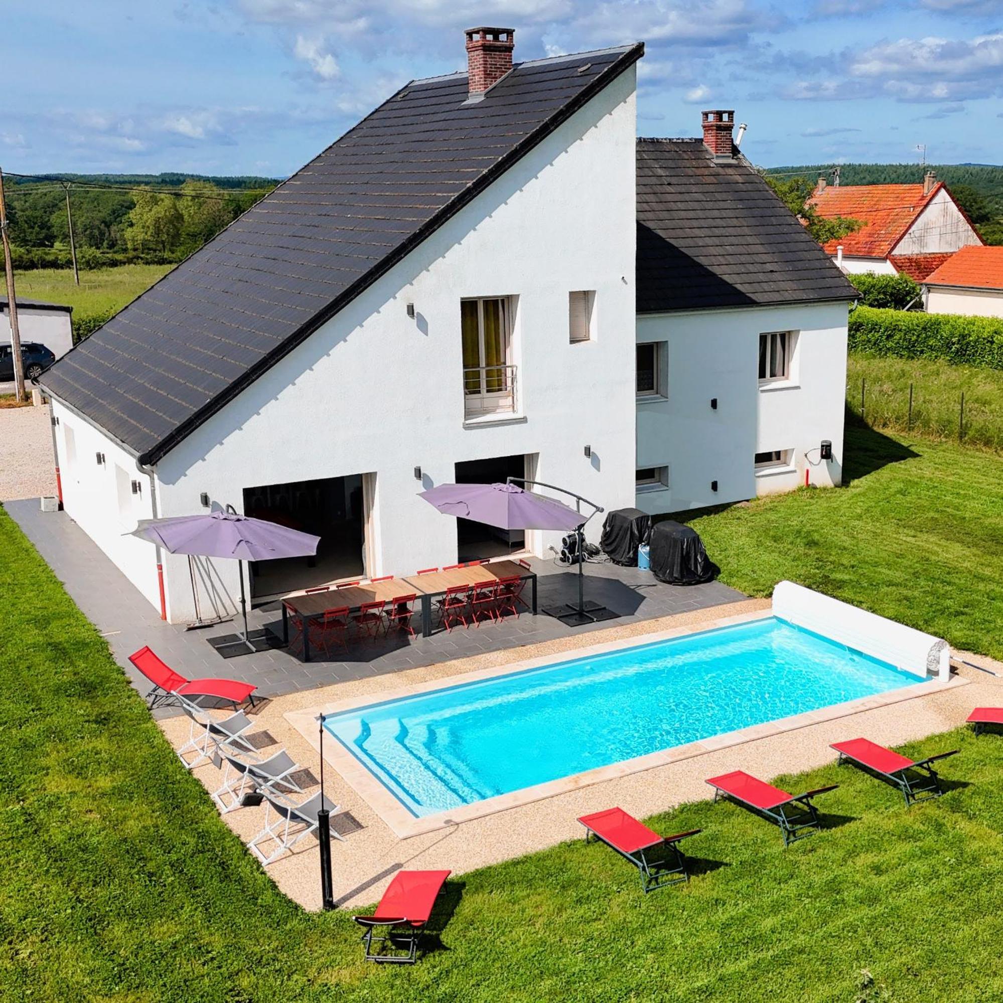 Les Retrouvailles Des Ducs By Vindihouses - Piscine Chauffe Toute L'Annee - Billard Magnien Exteriör bild
